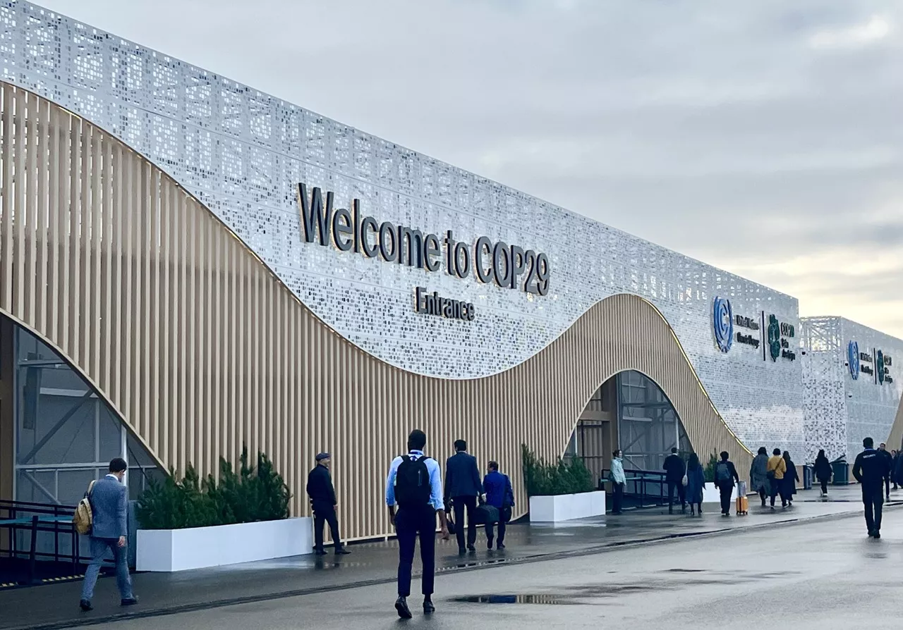 COP29 entrance